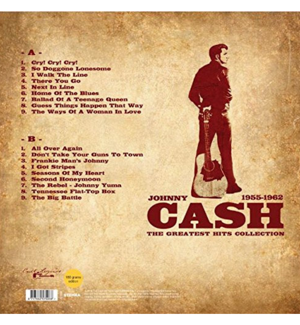 Johnny Cash – The Greatest Hits Collection 1955–1962 (Limited Edition on 180g Maroon Vinyl)